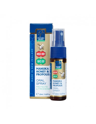 Spray buccal au miel de Manuka MGO™ 400+ et Propolis Bio30™